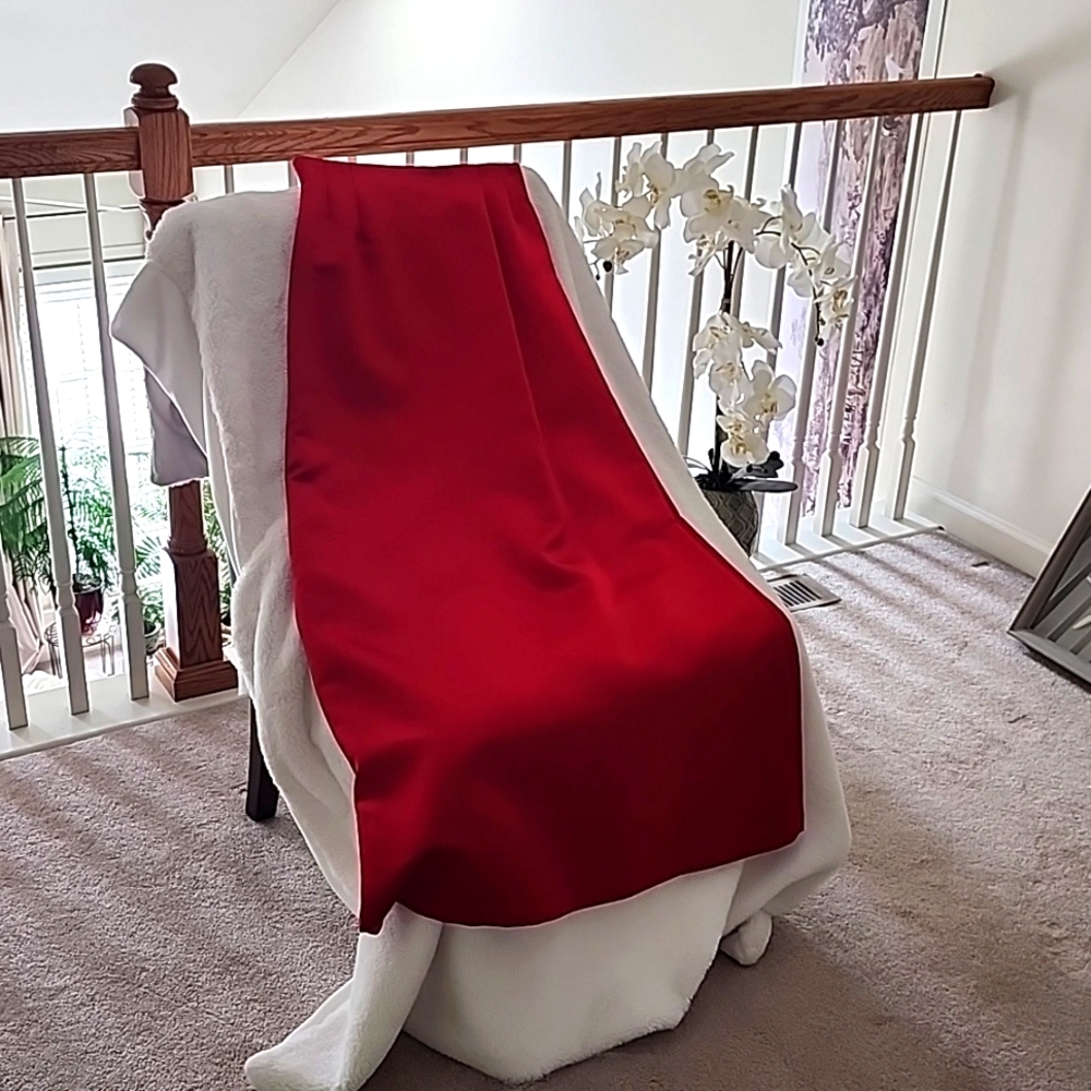 Jones New York Evening Crimson Satin Floor length A-Line Skirt